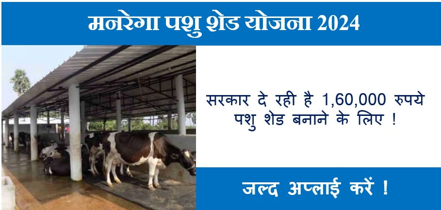 MGNREGA Pashu Shed Yojana 2024